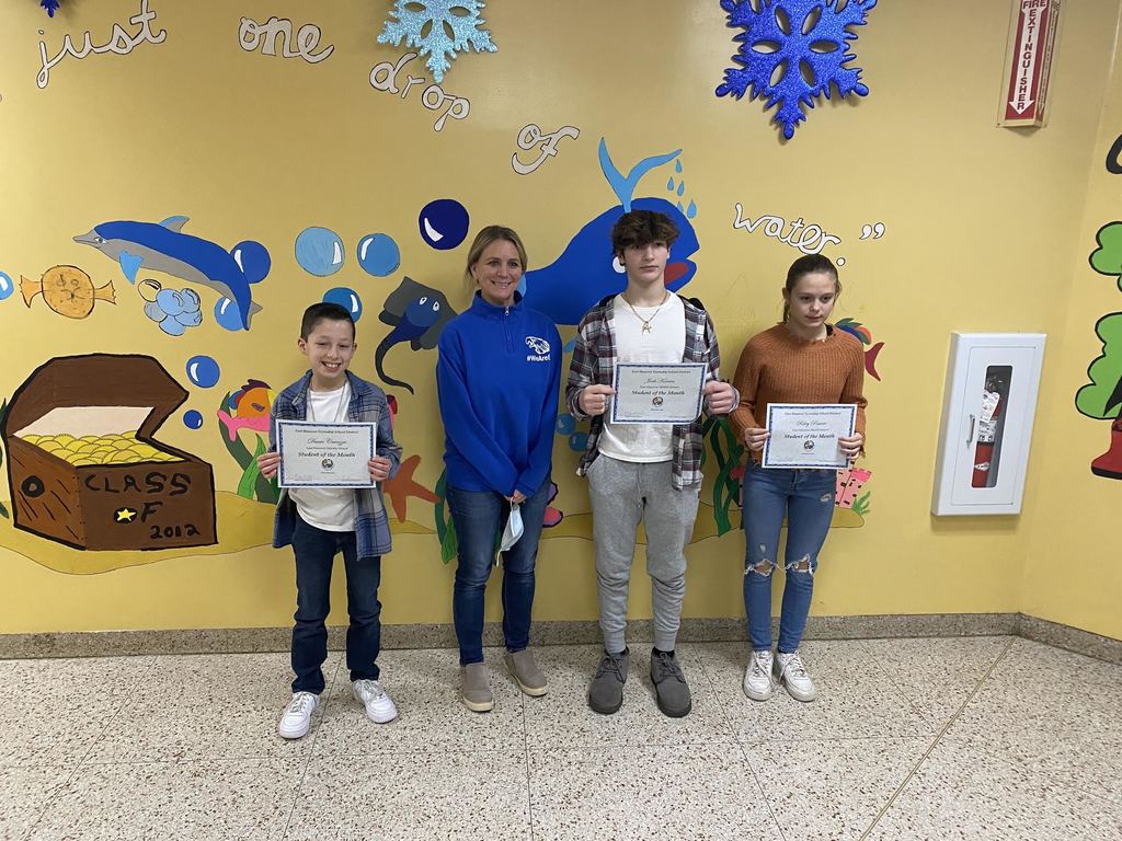 Students of the Month (December) January Meeting